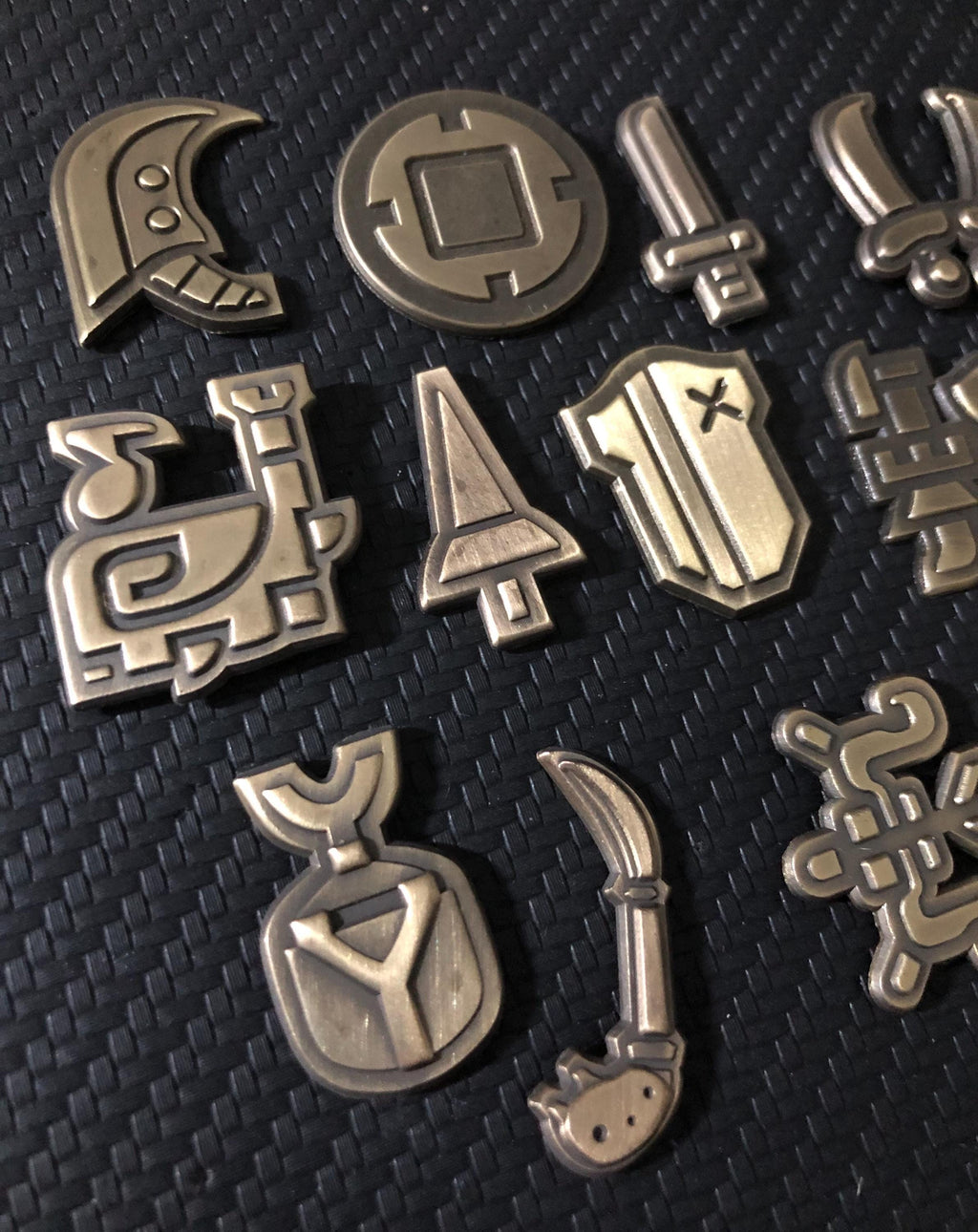 MH Weapon Class Symbols - Monster Hunter Inspired Enamel Pins and Keychains