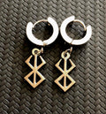 Brand of Sacrifice Rune Earrings - Berserk Inspired Minimalist Jewelry