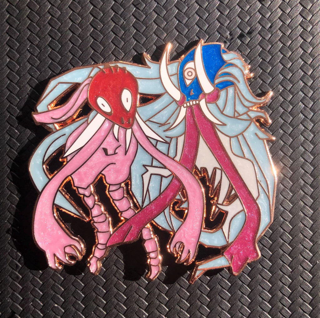 Leyak and Krasue - Abiotic Factor Inspired Enamel Pin (Limited Edition)