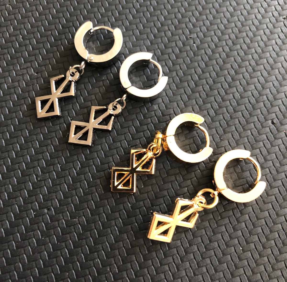 Brand of Sacrifice Rune Earrings - Berserk Inspired Minimalist Jewelry