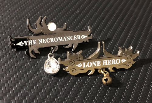 Deep Dungeon Solo Achievement Titles - FFXIV Inspired Enamel Pins