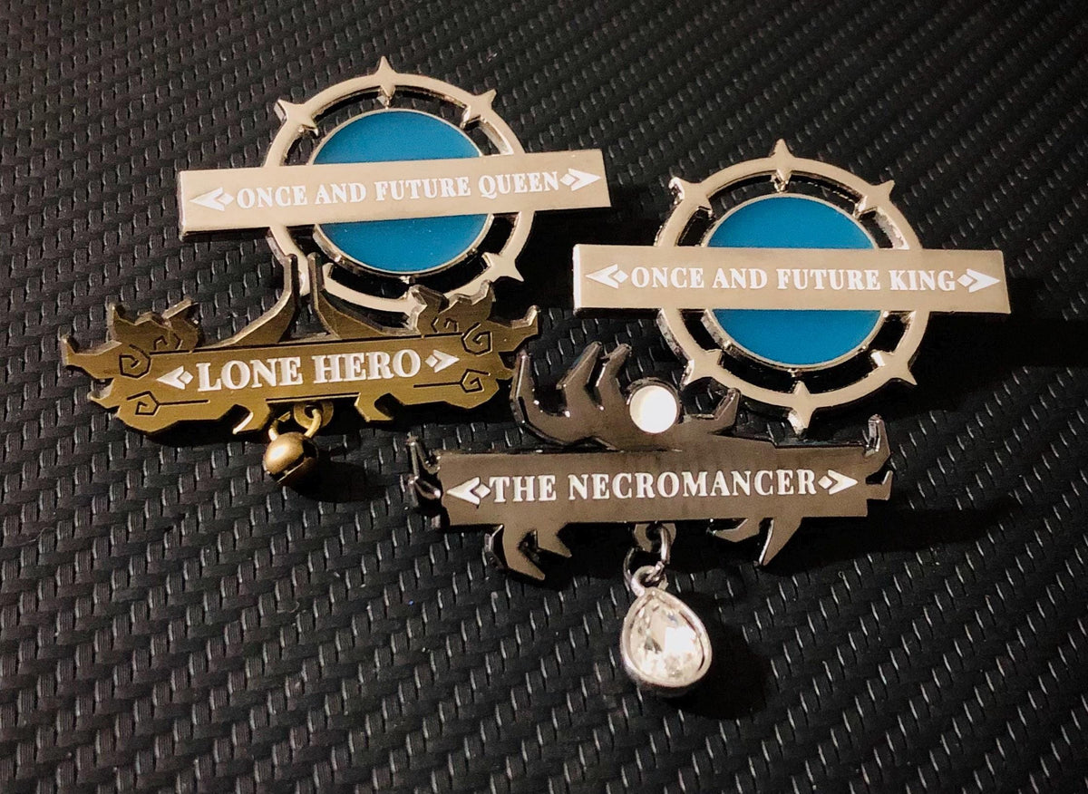 Deep Dungeon Solo Achievement Titles - FFXIV Inspired Enamel Pins