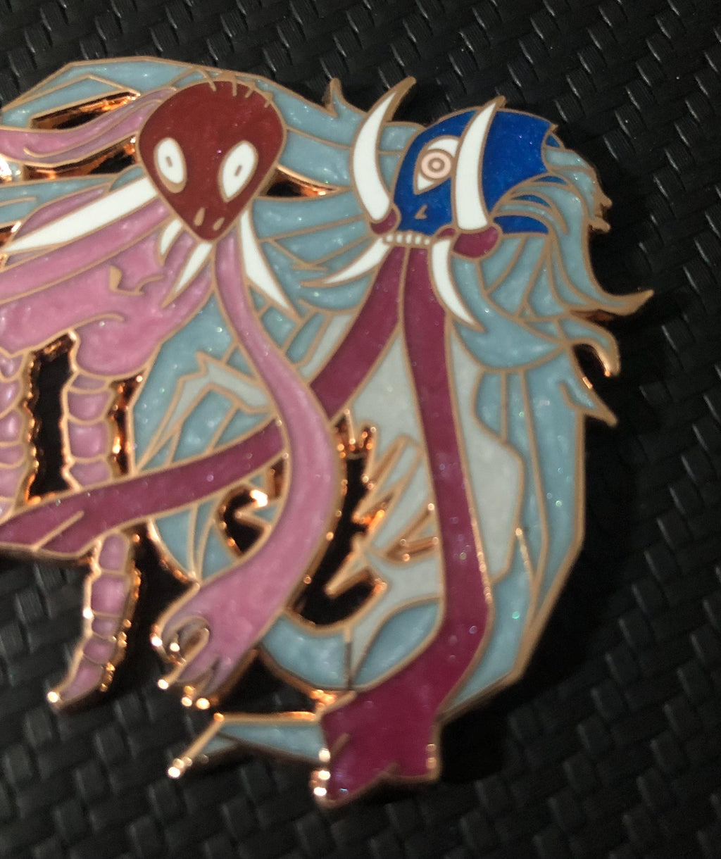 Leyak and Krasue - Abiotic Factor Inspired Enamel Pin (Limited Edition)