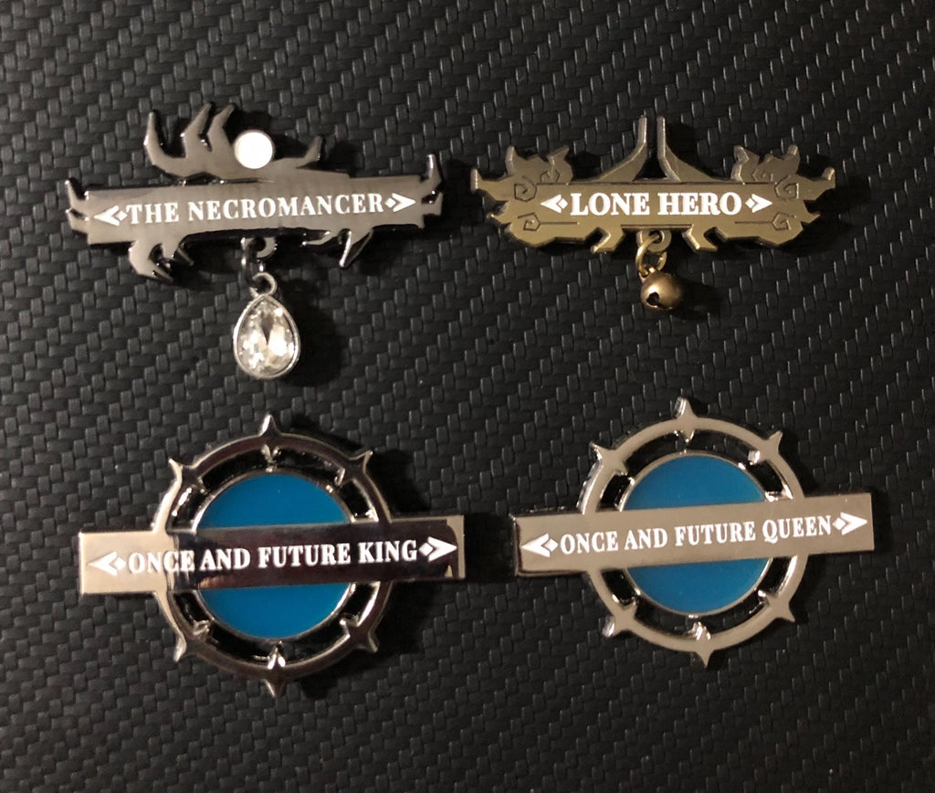 Deep Dungeon Solo Achievement Titles - FFXIV Inspired Enamel Pins
