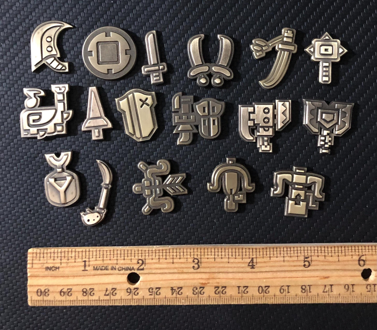 MH Weapon Class Symbols - Monster Hunter Inspired Enamel Pins and Keychains