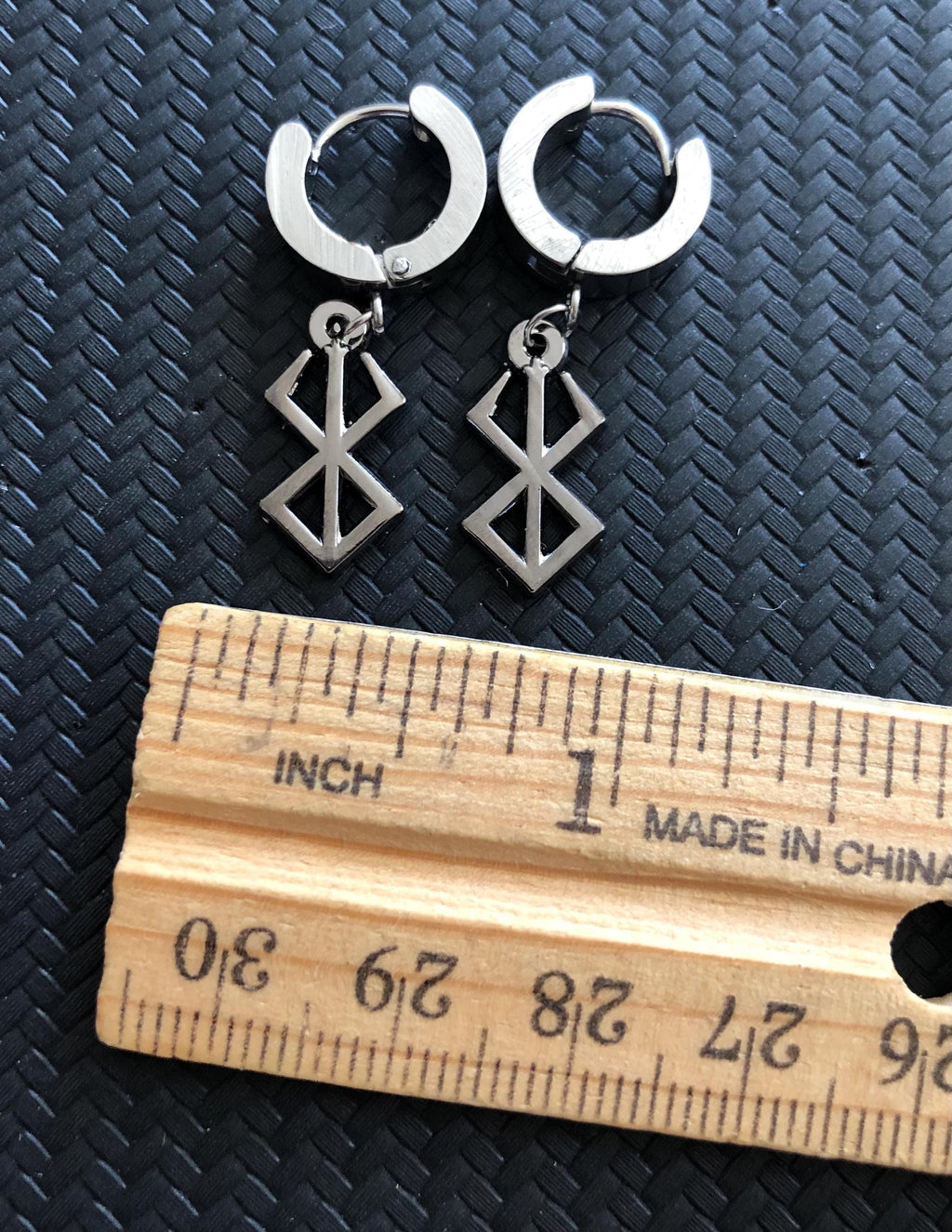 Brand of Sacrifice Rune Earrings - Berserk Inspired Minimalist Jewelry