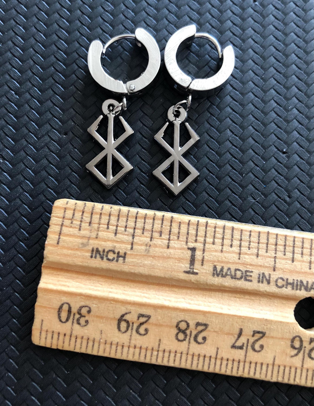 Brand of Sacrifice Rune Earrings - Berserk Inspired Minimalist Jewelry