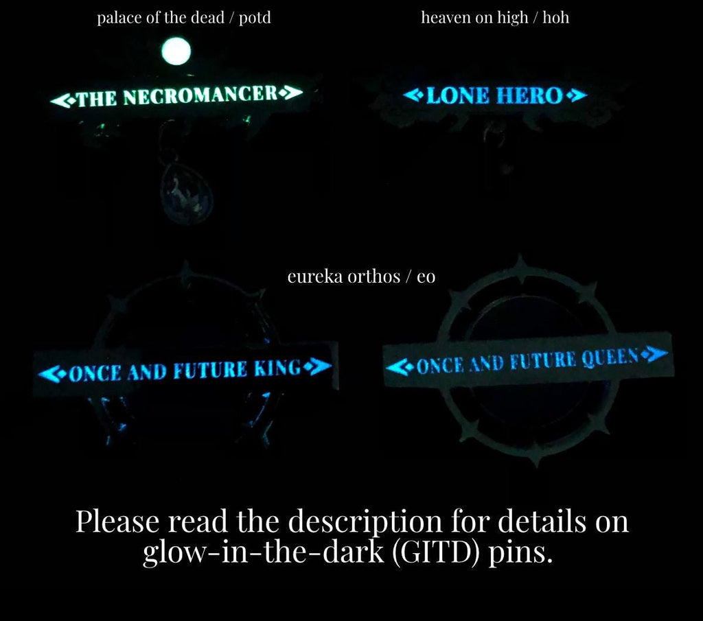 Deep Dungeon Solo Achievement Titles - FFXIV Inspired Enamel Pins