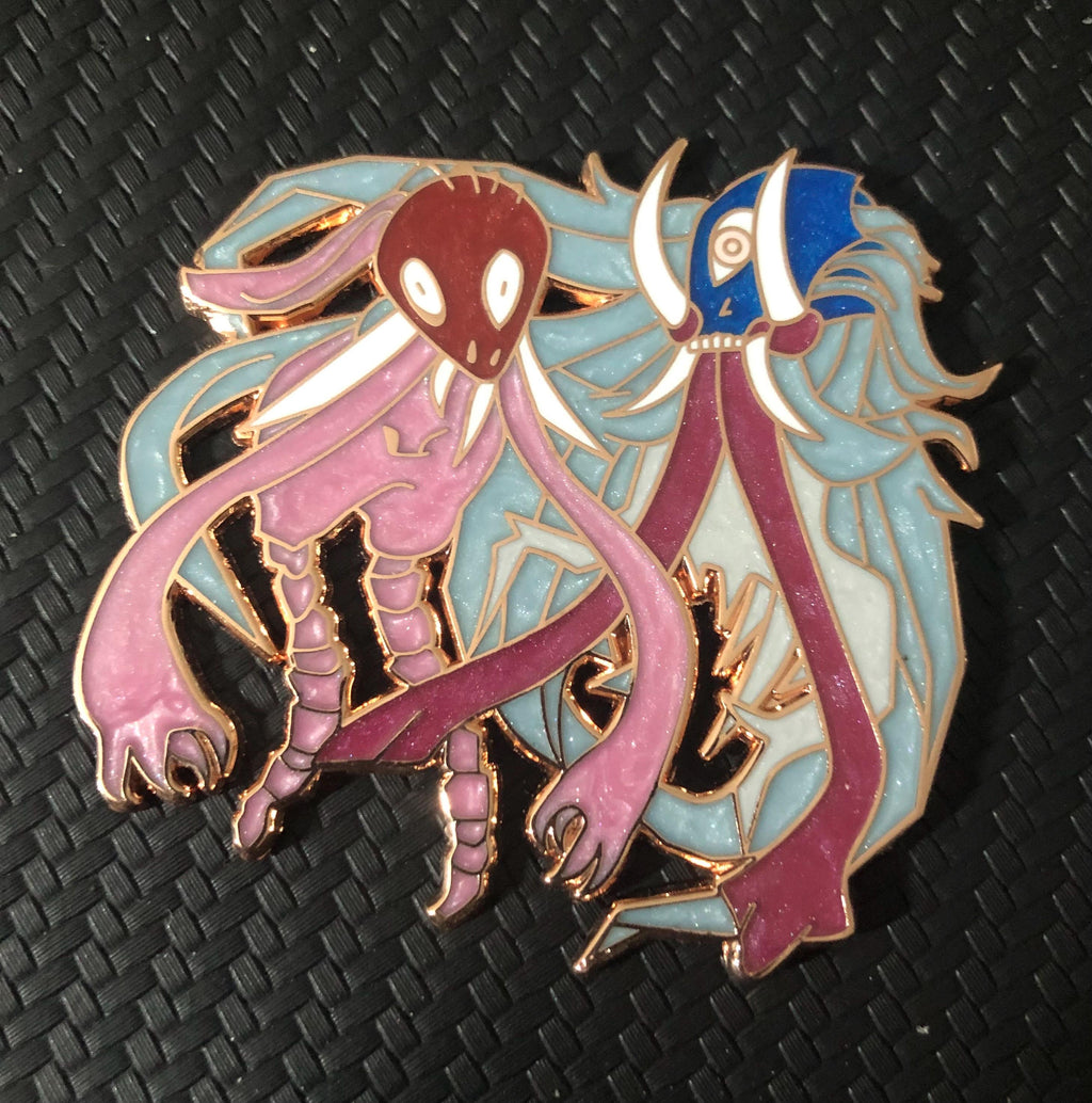 Leyak and Krasue - Abiotic Factor Inspired Enamel Pin (Limited Edition)